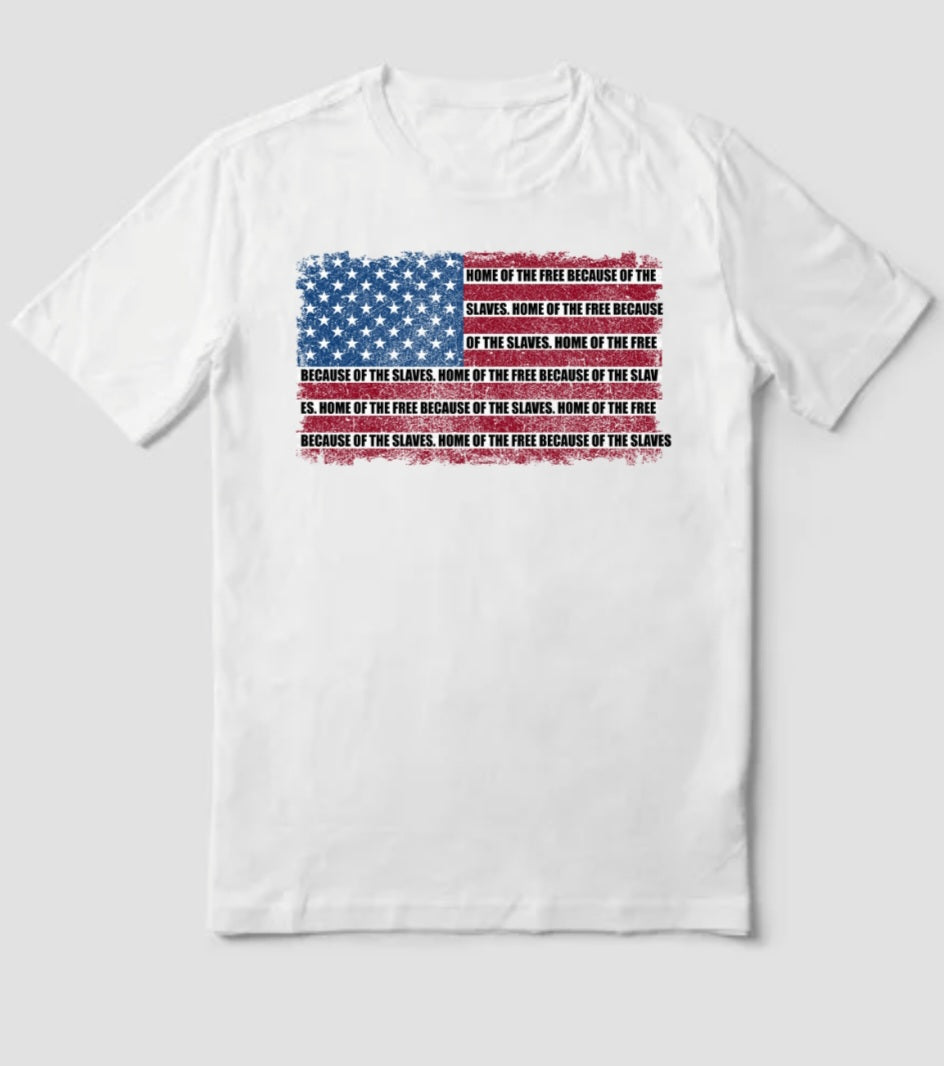 Home of the Free because of the Slaves