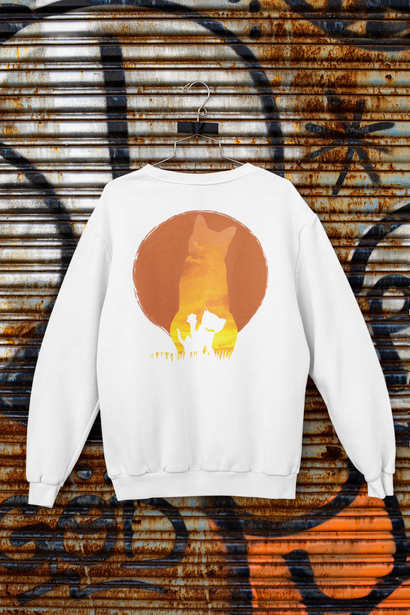 Cat by Moon