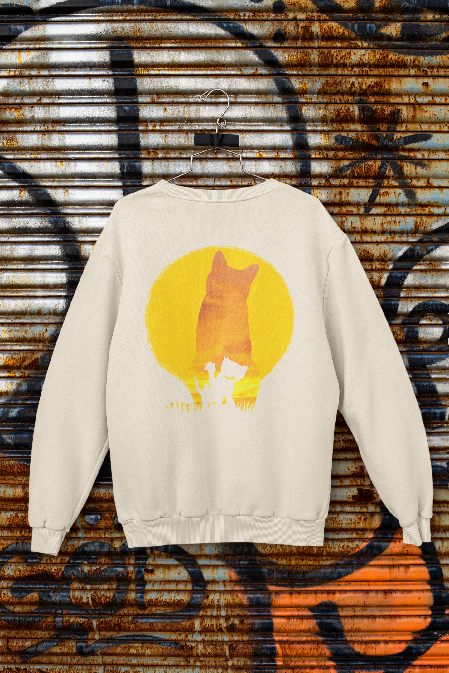 Cat by Moon