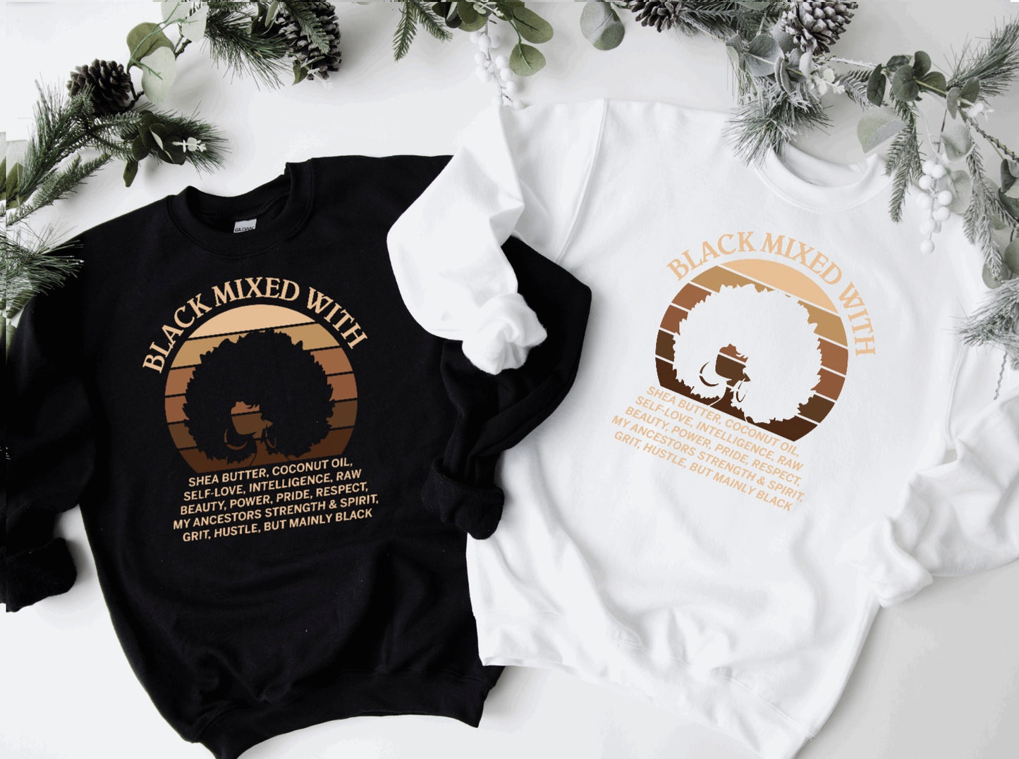 Black mixed with…..